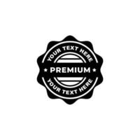 Premium-Stempel-Siegel-Symbol-Vektor-Illustration vektor