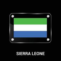 sierra leone flag design vektor
