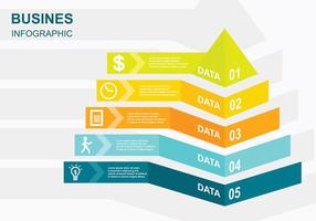 Piramiddiagramvektor vektor