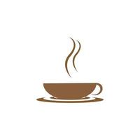 Kaffeetasse Logo Vorlage Vektor Icon - Vektor