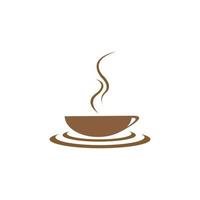 Kaffeetasse Logo Vorlage Vektor Icon - Vektor