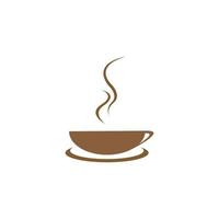 Kaffeetasse Logo Vorlage Vektor Icon - Vektor