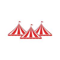 cirkus logotyp illustration design vektor