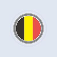Illustration der belgischen Flaggenvorlage vektor