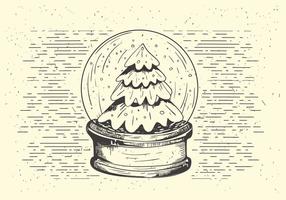 Gratis Vector Christmas Snow Ball Illustration