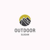 Outdoor-Logo-Icon-Design-Vorlage-Vektor-Illustration vektor