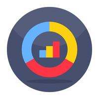 perfekte Designikone des Geschäftsdiagramms vektor