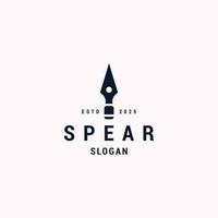 Speer-Logo-Symbol-Design-Vorlage-Vektor-Illustration vektor