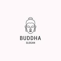 Buddha-Logo-Symbol-Design-Vorlage vektor