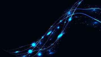 abstrakt blå skön digital modern magisk skinande elektrisk energi laser neon textur med rader och vågor Ränder, bakgrund vektor