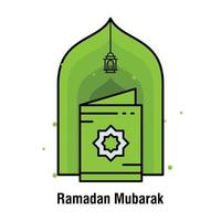 ramadan kareem konzept banner vektorillustration vektor