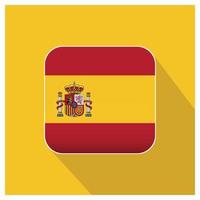 Spanien-Flaggen-Designvektor vektor