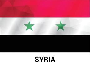 syrien flagga design vektor