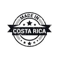 costa rica stämpel design vektor