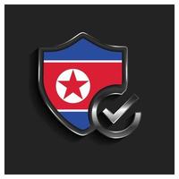 nordkorea flag design vektor