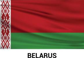 Vitryssland flagga design vektor