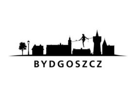 bydgoszcz putsa vektor stadsbild horisont