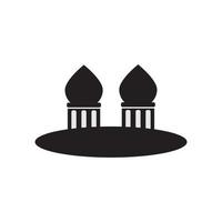 islamic symbol och logotyp vektor