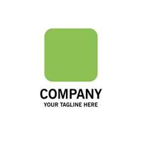 Kontrollkästchen Kontrollkästchen deaktiviert Business-Logo-Vorlage flache Farbe vektor