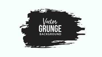 isolerat grunge bläck borsta stroke vektor