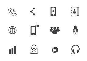 Kostenlose Kommunikation Vector Icons