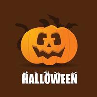 halloween design med kreativ design vektor