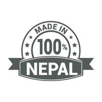 nepal stämpel design vektor