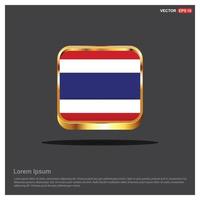 thailand flagga design vektor