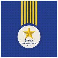 europeisk union flagga design vektor