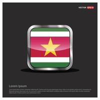 suriname flagga design vektor