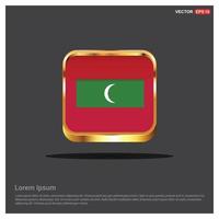 malediven flag design vektor