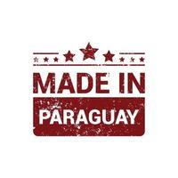 Paraguay-Briefmarken-Design-Vektor vektor