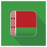 weißrussland flag design vektor