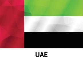 uae flagga design vektor