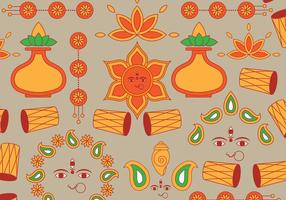 Indische Festival-Symbol vektor