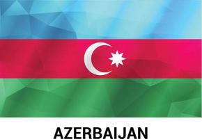 aserbaidschan flag design vektor