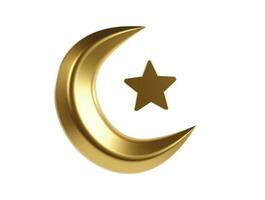 ramadan symbol illustration 3d vektor