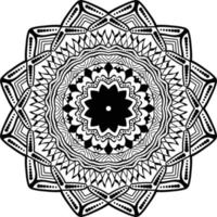 eleganta mandala mönster design illustration vektor