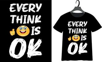 positiv citat t-shirt design vektor