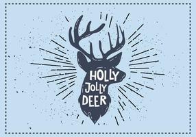 Gratis Christmas Deer Vector