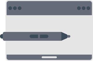 tablet vektor illustration på en bakgrund. premium kvalitet symbols.vector ikoner för koncept och grafisk design.