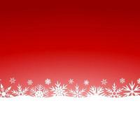 Weihnachten roten Hintergrund mit Schneeflocken vektor