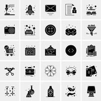 25 universelle Business-Icons Vektor kreative Icon-Illustration zur Verwendung in Web- und mobilen verwandten Projekten