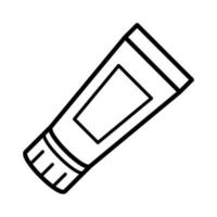 Zahnpasta-Symbol-Vektor-Design-Vorlage vektor