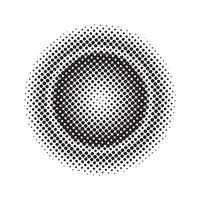 abstraktes Grunge-Halbton-Kreisdesign vektor