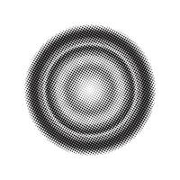 abstrakt grunge halvton cirklar former bakgrund vektor