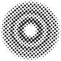 abstrakt geometrisk prickad cirkel halvton form vektor