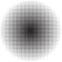 halvton cirkulär mönster vektor