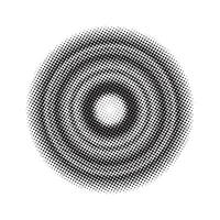 abstrakter schwarzer Halbtonkreisvektor vektor