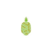 ananas frukt vektor logotyp ikon illustration